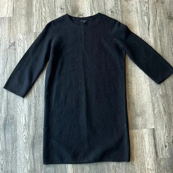 Cos Dress Black Wool Dress Size Small Womens - Picture 1 of 6
